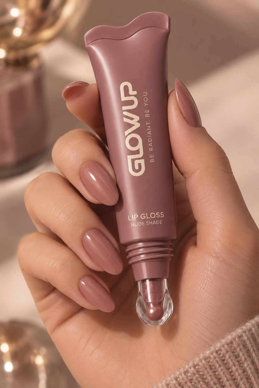 Glow Up Lip Gloss - Nude Shade